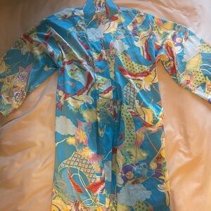 Vibrant Multicolor Women's Robe